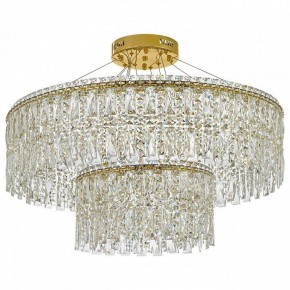 Подвесная люстра Arti Lampadari Ovindoli Gold Ovindoli L 1.5.80+40.100 G в Кунгуре - kungur.ok-mebel.com | фото 2