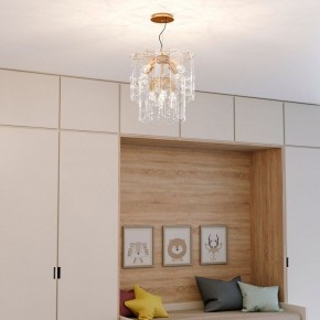 Подвесная люстра Eurosvet Claire 60170/8 золото в Кунгуре - kungur.ok-mebel.com | фото 4