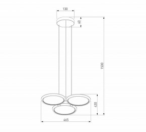 Подвесная люстра Eurosvet Crespella 90034/3 золото в Кунгуре - kungur.ok-mebel.com | фото 5
