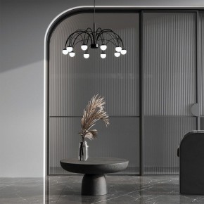 Подвесная люстра Eurosvet Ragno 90034/10 LED черный в Кунгуре - kungur.ok-mebel.com | фото 4