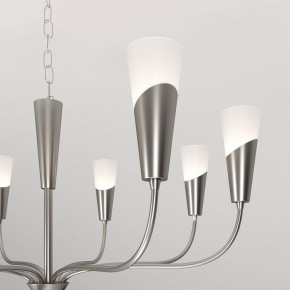 Подвесная люстра Eurosvet Rhyton 60167/8 никель в Кунгуре - kungur.ok-mebel.com | фото 7