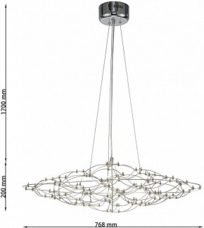 Подвесная люстра Favourite Thinner 4305-8P в Кунгуре - kungur.ok-mebel.com | фото 5