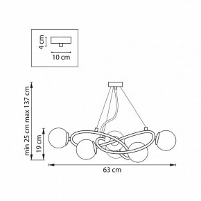 Подвесная люстра Lightstar Globo 799063 в Кунгуре - kungur.ok-mebel.com | фото 4