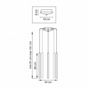 Подвесная люстра Lightstar Tubo L5T747447 в Кунгуре - kungur.ok-mebel.com | фото