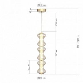 Подвесная люстра ST-Luce SPINE SL6136.213.01 в Кунгуре - kungur.ok-mebel.com | фото 4