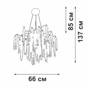 Подвесная люстра Vitaluce V28551 V28551-9/7S в Кунгуре - kungur.ok-mebel.com | фото 5