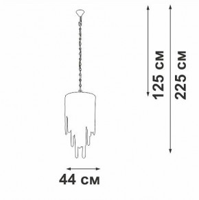 Подвесная люстра Vitaluce V5885 V5885-9/7 в Кунгуре - kungur.ok-mebel.com | фото 3