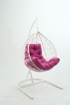 Подвесное кресло Бароло (белый/розовый) в Кунгуре - kungur.ok-mebel.com | фото