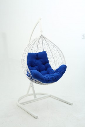 Подвесное кресло Бароло (белый/синий) в Кунгуре - kungur.ok-mebel.com | фото