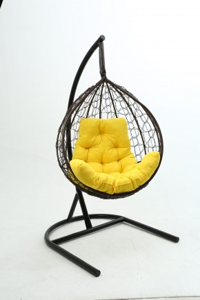 Подвесное кресло Бароло (коричневый/желтый) в Кунгуре - kungur.ok-mebel.com | фото