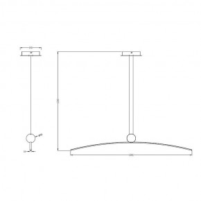 Подвесной светильник Arte Lamp Arno A3362SP-25BK в Кунгуре - kungur.ok-mebel.com | фото 3