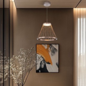 Подвесной светильник Eurosvet Cesta 40016/1 LED коричневый в Кунгуре - kungur.ok-mebel.com | фото 4