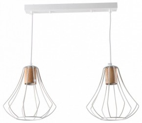 Подвесной светильник Imex MD.9052 MD.9052-2-P-WH+WOOD в Кунгуре - kungur.ok-mebel.com | фото
