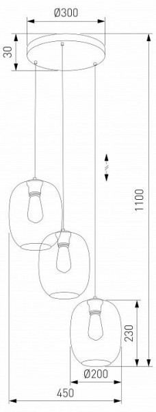 Подвесной светильник TK Lighting Elio 5973 Elio в Кунгуре - kungur.ok-mebel.com | фото 3