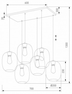 Подвесной светильник TK Lighting Elio 5974 Elio в Кунгуре - kungur.ok-mebel.com | фото 3