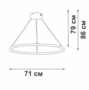 Подвесной светильник Vitaluce V2516 V2516-8/3S в Кунгуре - kungur.ok-mebel.com | фото 3