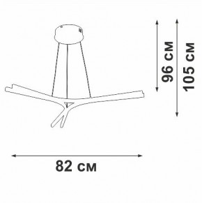 Подвесной светильник Vitaluce V2708 V2708-0/3S в Кунгуре - kungur.ok-mebel.com | фото 3
