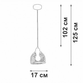 Подвесной светильник Vitaluce V2854 V2854-1/1S в Кунгуре - kungur.ok-mebel.com | фото 5