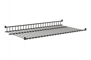 Полка сотовая L695 (черный муар) в Кунгуре - kungur.ok-mebel.com | фото