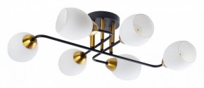 Потолочная люстра Arte Lamp Andrea A8141PL-6BK в Кунгуре - kungur.ok-mebel.com | фото