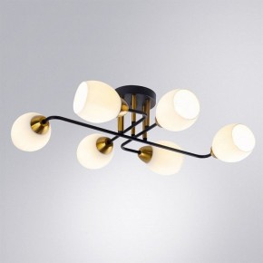 Потолочная люстра Arte Lamp Andrea A8141PL-6BK в Кунгуре - kungur.ok-mebel.com | фото 2