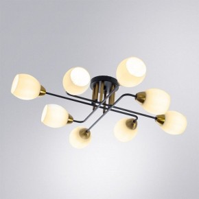 Потолочная люстра Arte Lamp Andrea A8141PL-8BK в Кунгуре - kungur.ok-mebel.com | фото 2