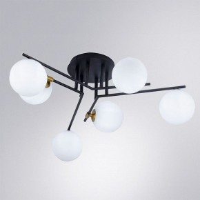 Потолочная люстра Arte Lamp Gemini A2243PL-6BK в Кунгуре - kungur.ok-mebel.com | фото 2