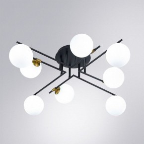 Потолочная люстра Arte Lamp Gemini A2243PL-8BK в Кунгуре - kungur.ok-mebel.com | фото 2