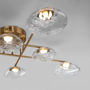 Потолочная люстра Eurosvet Ripple 50389 LED латунь в Кунгуре - kungur.ok-mebel.com | фото 6