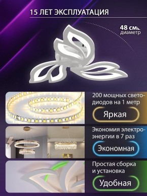 Потолочная люстра Natali Kovaltseva  LED LAMPS 81426 в Кунгуре - kungur.ok-mebel.com | фото 5