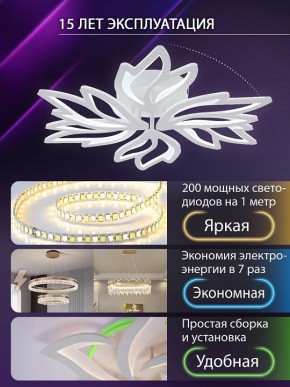 Потолочная люстра Natali Kovaltseva RIF LED LAMPS 81118/5C в Кунгуре - kungur.ok-mebel.com | фото 5