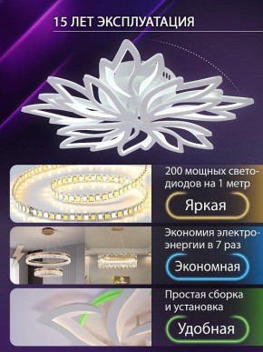 Потолочная люстра Natali Kovaltseva RIF LED LAMPS 81118/6C в Кунгуре - kungur.ok-mebel.com | фото 5