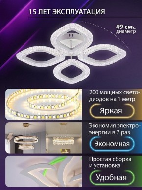 Потолочная люстра Natali Kovaltseva SM LED LAMPS 81455 в Кунгуре - kungur.ok-mebel.com | фото 5