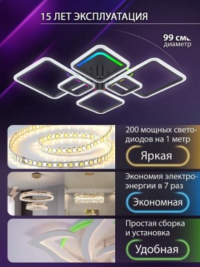 Потолочная люстра Natali Kovaltseva SPEKTR LED LAMPS 81442 в Кунгуре - kungur.ok-mebel.com | фото 5
