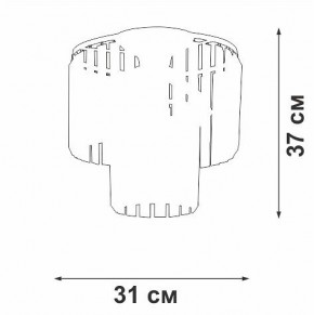 Потолочная люстра Vitaluce V5153 V5153-1/4PL в Кунгуре - kungur.ok-mebel.com | фото 4