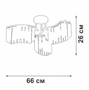 Потолочная люстра Vitaluce V5884 V5884-0/6PL в Кунгуре - kungur.ok-mebel.com | фото 3