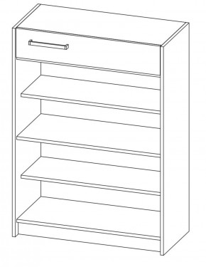Прихожая Марица Тумба для обуви (ЯШ темный/ светлый) в Кунгуре - kungur.ok-mebel.com | фото 2