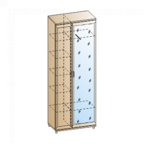 Прихожая Мелисса композиция 1 (Ясень Асахи) в Кунгуре - kungur.ok-mebel.com | фото 2