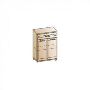 Прихожая Мелисса композиция 7 (Гикори Джексон светлый) в Кунгуре - kungur.ok-mebel.com | фото 3