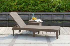 Шезлонг Джайпур (Jaipur Sun lounger) капучино в Кунгуре - kungur.ok-mebel.com | фото 2