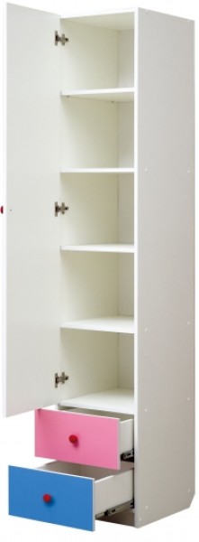 Шкаф 1-но дверный с ящиками и фотопечатью Совята 1.1 (400) в Кунгуре - kungur.ok-mebel.com | фото 2