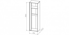 ЛИНДА-2 Шкаф 1-о дверный для одежды (ЛНД.02) в Кунгуре - kungur.ok-mebel.com | фото 2
