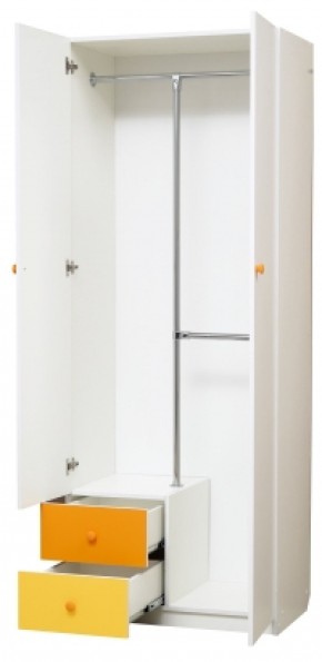Шкаф 2-х дверный с ящиками и зеркалом Радуга (800) в Кунгуре - kungur.ok-mebel.com | фото 2