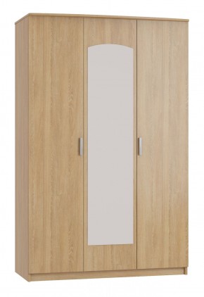 Шкаф 3-х дверный с зеркалом Шк210.1 МС Ирина в Кунгуре - kungur.ok-mebel.com | фото