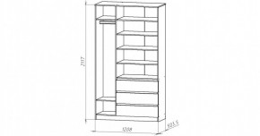 НИЦЦА-2 Шкаф 3-х дверный (НЦ.02) в Кунгуре - kungur.ok-mebel.com | фото 2