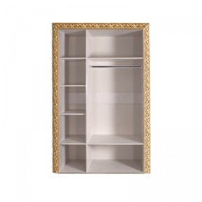 Шкаф 3-х дв.Тиффани Premium черная/золото (ТФШ1/3(П) в Кунгуре - kungur.ok-mebel.com | фото 2