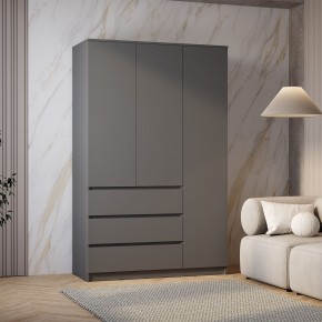 Шкаф 3-х створчатый Симпл ШК-08 (графит) в Кунгуре - kungur.ok-mebel.com | фото 3