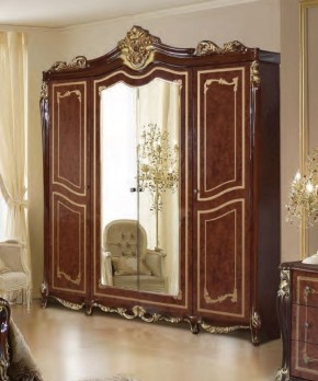 Шкаф 4-х дверный с зеркалами (19.144) Джоконда в Кунгуре - kungur.ok-mebel.com | фото