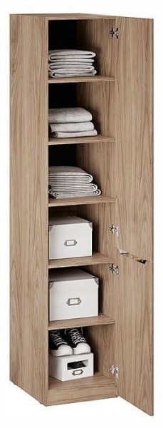 Шкаф для белья Глосс СМ-319.07.001 в Кунгуре - kungur.ok-mebel.com | фото 2