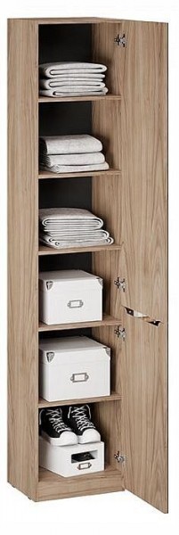 Шкаф для белья Глосс СМ-319.07.011 в Кунгуре - kungur.ok-mebel.com | фото 2